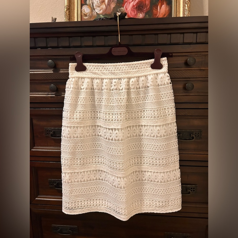 Burberry lace skirt